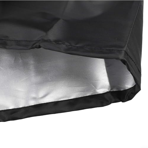 Wasserdichte Outdoor-Abdeckung zur Aufbewahrung von Bank und Deckbox, mit belüftetem Design und verstellbarem Kordelzug, um die Abdeckung sicher bei Wind zu halten (141 x 62 x 81 cm) von Advokingtap