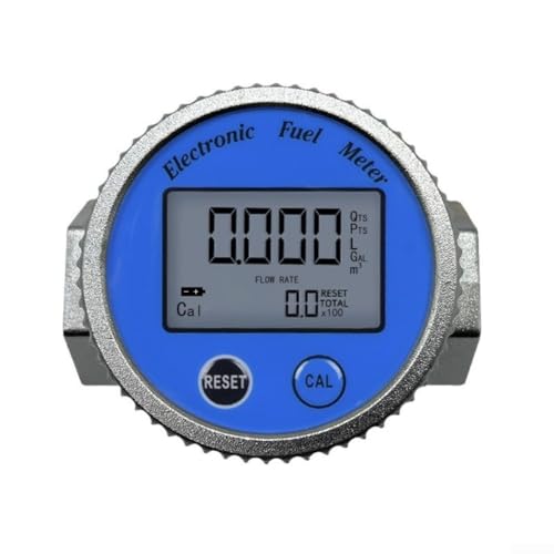 Wasserdichter digitaler Kraftstoffdurchflussmesser mit Turbinensensor aus Aluminiumlegierung für genaue Messung und Widerstand gegen elektromagnetische Störungen (6 Punkte) von Advokingtap