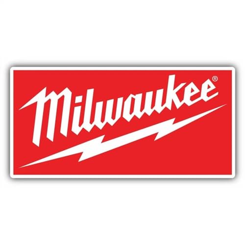 AeRko Kreatives Milwaukee-Werkzeug, rote Auto-Aufkleber, dekorativer Vinyl-Aufkleber, Auto-Styling-Aufkleber, Stoßstange, Fenster (Größe: 17 cm) von AeRko