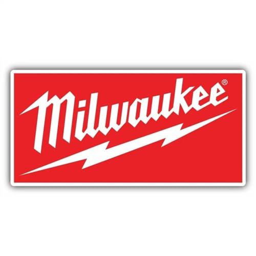 AeRko Kreatives Milwaukee-Werkzeug, rote Auto-Aufkleber, dekorativer Vinyl-Aufkleber, Auto-Styling-Aufkleber, Stoßstange, Fenster (Größe: 25 cm) von AeRko