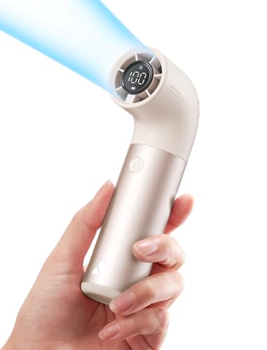 Aecooly Tragbarer Handventilator, Leistungsstarker Turbo-Lüfter mit 19000 U/min, Aero Pro, Bis zu 15 Std. Kühlzeit, 6 Geschwindigkeiten, Aluminiumgehäuse, Mini-Design für Reise, Strand & Outdoor-Gold Aecooly Tragbarer Handventilator, Leistungsstarker Turbo-Lüfter mit 19000 U/min, Aero Pro, Bis zu 15 Std. Kühlzeit, 6 Geschwindigkeiten, Aluminiumgehäuse, Mini-Design für Reise, Strand & Outdoor-Gold von Aecooly