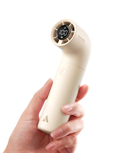 Aecooly Tragbarer Handventilator,Turbo-Mini-Ventilator,16500 U/min High Speed Aero,5 Geschwindigkeiten,Bis zu 14 Stunden Kühlzeit,Taschenventilator Akku für Reisen,Geschenke für Frauen-Beige Aecooly Tragbarer Handventilator,Turbo-Mini-Ventilator,16500 U/min High Speed Aero,5 Geschwindigkeiten,Bis zu 14 Stunden Kühlzeit,Taschenventilator Akku für Reisen,Geschenke für Frauen-Beige von Aecooly