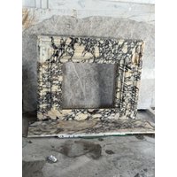 Hand Geschnitzte Calacatta Viola Marmor Kaminsims Kundenbestellung von Aegeanmarble