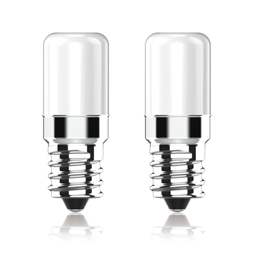Aegislogic E14 LED Warmweiss 2700K Lampen Kühlschranklampe,1.5W E14 leuchtmittel 170LM Nicht dimmbar E14 fassung Ersatz für 15W 20W Halogenlampen, Nicht Dimmbar, 230V AC, 2 Stück von Aegislogic