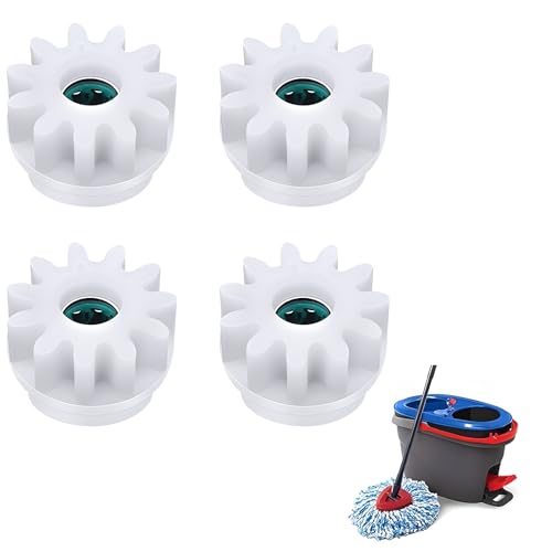 4er-Pack Spin Mop Ersatzteile – Schaufelkupplungslager Zahnkranz kompatibel mit O-Cedar, Vileda und mehr – Einweg-Lagerpedalreparatur für Wischeimer – einfache Installation 4er-Pack Spin Mop Ersatzteile – Schaufelkupplungslager Zahnkranz kompatibel mit O-Cedar, Vileda und mehr – Einweg-Lagerpedalreparatur für Wischeimer – einfache Installation von Aeipou
