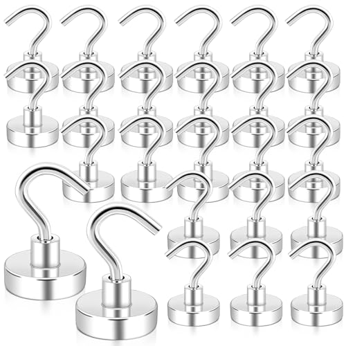 Aenienoe 25Stück Magnethaken Extra Stark 20mm Magnet Haken Starke Magnete mit Haken 15kg Klein Magnetische Neodym Magnetic Hooks Hakenmagnete zum Aufhänger Küchen Camping Zubehör Magnethalter Aenienoe 25Stück Magnethaken Extra Stark 20mm Magnet Haken Starke Magnete mit Haken 15kg Klein Magnetische Neodym Magnetic Hooks Hakenmagnete zum Aufhänger Küchen Camping Zubehör Magnethalter von Aenienoe