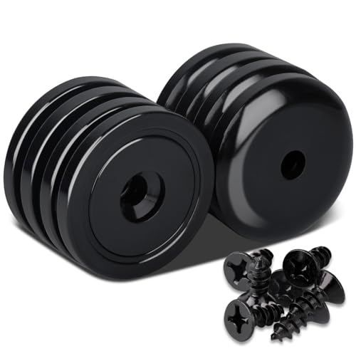 Aenienoe Magnet Extra Stark 36mm Neodym Magnete mit Loch 50kg Magnet zum Anschrauben Starke Magnete zum Schrauben Topfmagnet für Werkstatteinrichtung 8 Stück Schwarz von Aenienoe