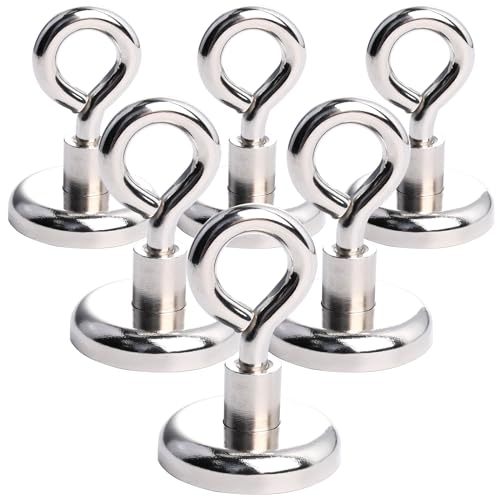 Aenienoe Starke Magnete Stark Groß 32mm Neodym Magnet Extra Starke Magneten Starker Halt Magnetfischen mit öse Schrauben für Gross Magnet Fischen in Haus 6Stück Aenienoe Starke Magnete Stark Groß 32mm Neodym Magnet Extra Starke Magneten Starker Halt Magnetfischen mit öse Schrauben für Gross Magnet Fischen in Haus 6Stück von Aenienoe
