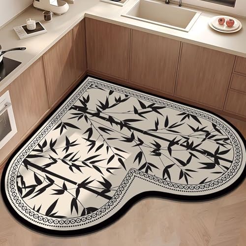 Aeoauter Küchenteppich Waschbar rutschfest 90x90cm | Küchenläufer Saugfähig Küchen Teppich Läufer Flur Leicht Zu Reinigen Küchenmatte für Küche Waschküche Aeoauter Küchenteppich Waschbar rutschfest 90x90cm | Küchenläufer Saugfähig Küchen Teppich Läufer Flur Leicht Zu Reinigen Küchenmatte für Küche Waschküche von Aeoauter