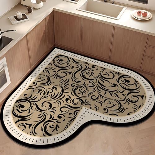 Aeoauter Küchenteppich rutschfest Waschbar 120x120 cm | Moderner Weiche & Langlebige Antirutschunterlage Küchenläufer Teppich für Flur Wohnzimmer Kinderzimmer Aeoauter Küchenteppich rutschfest Waschbar 120x120 cm | Moderner Weiche & Langlebige Antirutschunterlage Küchenläufer Teppich für Flur Wohnzimmer Kinderzimmer von Aeoauter
