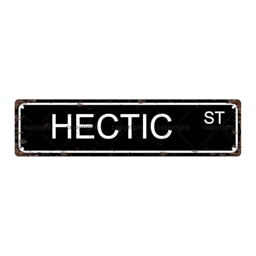 HECTIC ST Mental State Vintage Metallblech Straßenschild Bar Cafe Garage Höhle Zuhause Zimmer Wand Badezimmer Bauernhaus Garten Veranda Terrasse Dekor 40,6 x 10,2 cm HECTIC ST Mental State Vintage Metallblech Straßenschild Bar Cafe Garage Höhle Zuhause Zimmer Wand Badezimmer Bauernhaus Garten Veranda Terrasse Dekor 40,6 x 10,2 cm von Aeontinity