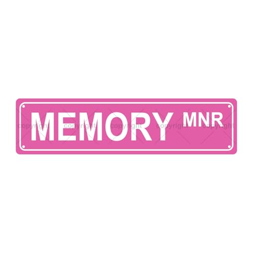 MEMORY MNR Mental State Metallblech Straßenschild Bar Cafe Garage Höhle Zuhause Zimmer Wand Badezimmer Bauernhaus Garten Veranda Terrasse Dekor 40,6 x 10,2 cm MEMORY MNR Mental State Metallblech Straßenschild Bar Cafe Garage Höhle Zuhause Zimmer Wand Badezimmer Bauernhaus Garten Veranda Terrasse Dekor 40,6 x 10,2 cm von Aeontinity