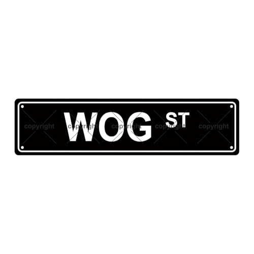 WOG ST People Metallblech Straßenschild Bar Cafe Garage Höhle Zuhause Zimmer Wand Badezimmer Bauernhaus Garten Veranda Terrasse Dekor 40,6 x 10,2 cm WOG ST People Metallblech Straßenschild Bar Cafe Garage Höhle Zuhause Zimmer Wand Badezimmer Bauernhaus Garten Veranda Terrasse Dekor 40,6 x 10,2 cm von Aeontinity