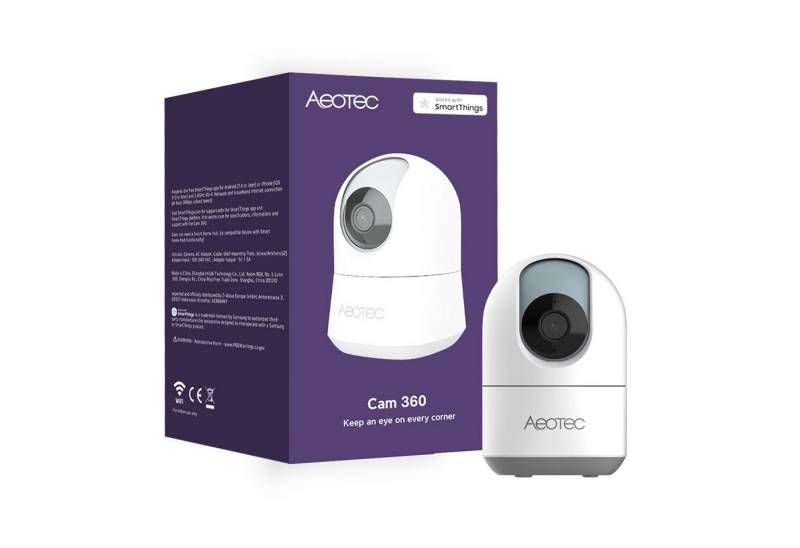 Aeotec Aeotec Cam 360 Works with SmartThings IP-Kamera Smart-Home-Zubehör von Aeotec