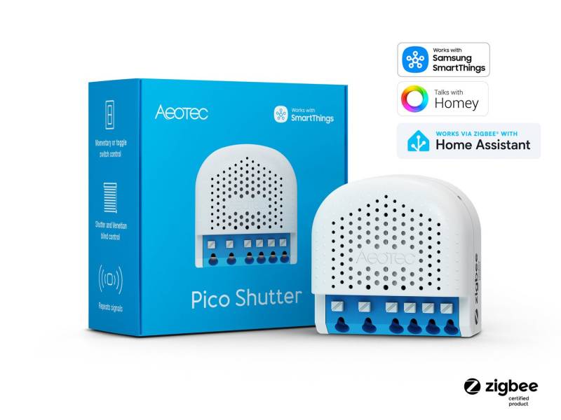 Aeotec Aeotec Pico Shutter (Zigbee) Smart-Home-Zubehör von Aeotec