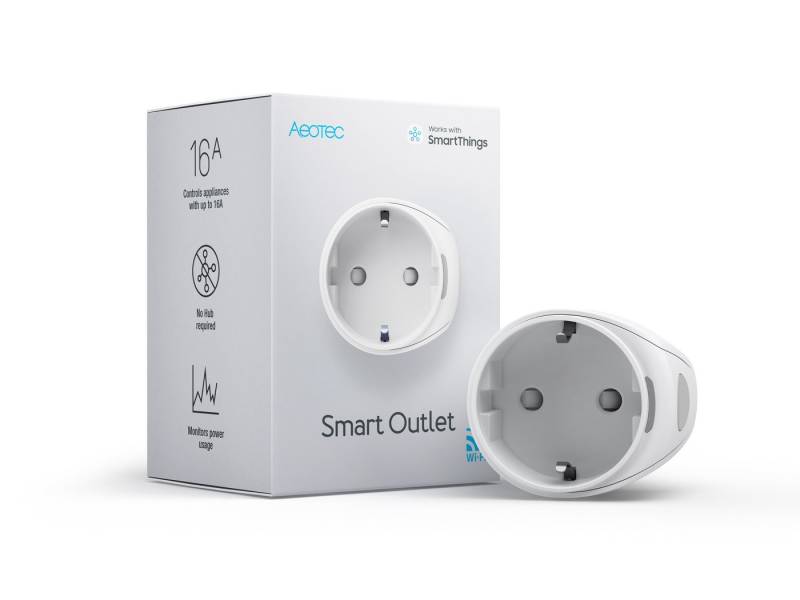 Aeotec Aeotec Smart Outlet Type F Wi-Fi Smart-Home-Zubehör von Aeotec