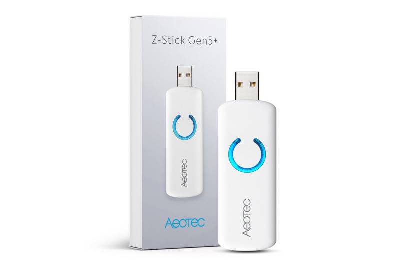 Aeotec Aeotec USB Adapter mit Batterie Z-Stick GEN5+ Z-Wave Plus ZW090-C Smart-Home-Zubehör von Aeotec