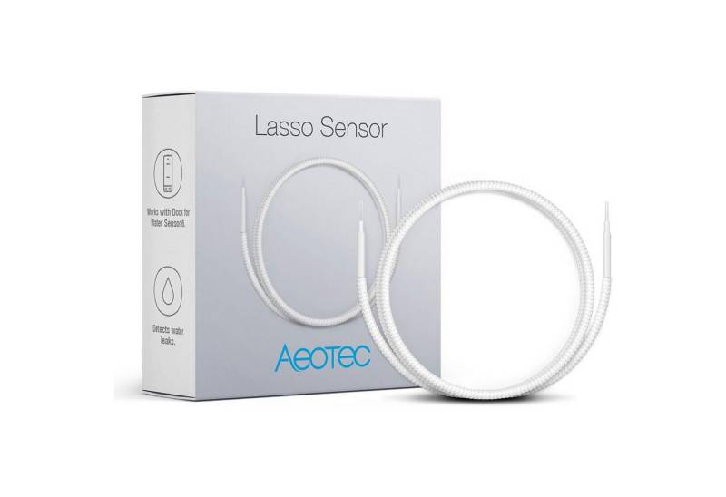 Aeotec Lasso Sensor für Water Sensor 6 Smart-Home-Zubehör, Fernüberwachung, Feuchtigkeitsverfolgung von Aeotec