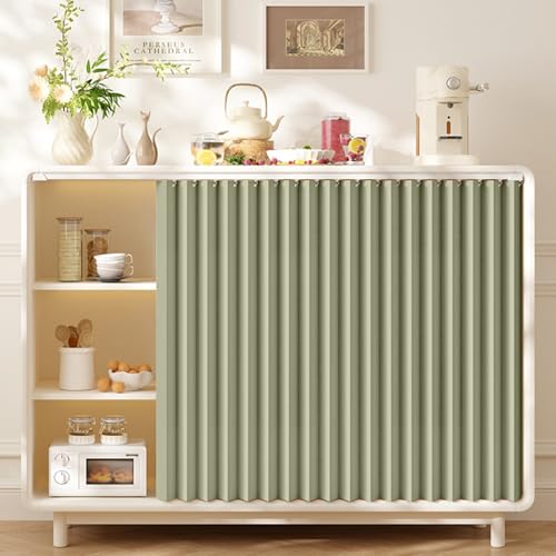 Aeovot Vorhang Küchenschrank, Staubdichter Schrank Vorhang Schrankvorhang Zum Schieben Selbstklebend, Verdunkelung Privatsphäre Kunstleinen Küche Regal Vorhang für Schrank Bücherregal(Grün,180x70 cm) Aeovot Vorhang Küchenschrank, Staubdichter Schrank Vorhang Schrankvorhang Zum Schieben Selbstklebend, Verdunkelung Privatsphäre Kunstleinen Küche Regal Vorhang für Schrank Bücherregal(Grün,180x70 cm) von Aeovot