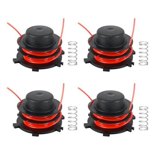 Aepiraza 25-2 Vorgewickelte Ersatzspule mit Feder passend für Stihl AutoCut 25-2 Trimmerkopf FS55 FS55R FS56 FS56RC FS70 FS70R FS80 FS90 FS90R, ersetzt 4002 713 3017, 4002 710 4313 (4 Spo) ol+4 Feder von Aepiraza