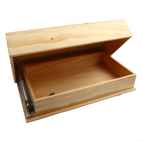 Verstecktes Aufbewahrungsregal aus Holz, zur Wandmontage, schwebendes Regal, dekorativer Display-Organizer für Wohnzimmer, Schlafzimmer, Büro, platzsparende Aufbewahrungslösung mit Geheimfach (Holz) Verstecktes Aufbewahrungsregal aus Holz, zur Wandmontage, schwebendes Regal, dekorativer Display-Organizer für Wohnzimmer, Schlafzimmer, Büro, platzsparende Aufbewahrungslösung mit Geheimfach (Holz) von AeriDeerly