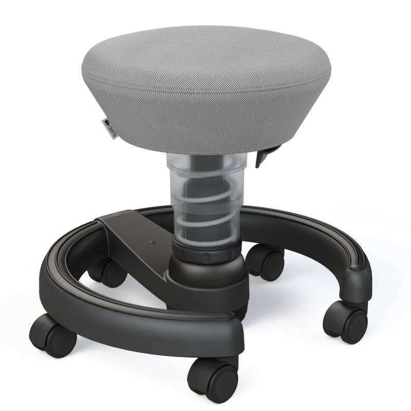 Aeris Swoppster Kinderhocker Schreibtischstuhl Drehstuhl Grau Höhenverstellbar B-Ware von Aeris