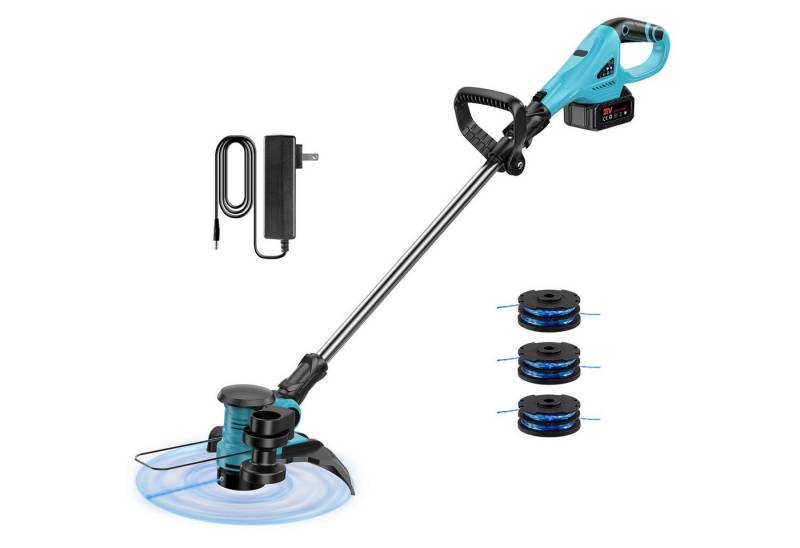AeroAxis Akku-Rasentrimmer 2-in-1 Elektrischer Multifunktions-Grass Trimmer/Kantenschneider, 3 Grasseil, Freischneider, Ladegerät, ohne Akku AeroAxis Akku-Rasentrimmer 2-in-1 Elektrischer Multifunktions-Grass Trimmer/Kantenschneider, 3 Grasseil, Freischneider, Ladegerät, ohne Akku von AeroAxis