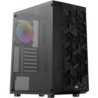 AeroCool Hive-G-BK-v3 Midi-Tower PC-Gehäuse Schwarz von AeroCool