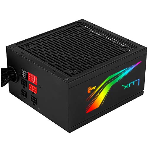 Aerocool Lux RGB M 650W - Modulares RGB-Netzteil, 80Plus Bronze (230 V) von AeroCool