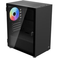 AeroCool PC Gehäuse CS-111-G-BK-v1 Mini-Tower Schwarz von AeroCool