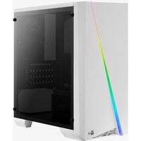 AeroCool PC Gehäuse Cylon Mini Mini-Tower Weiß (Window-Kit) von AeroCool