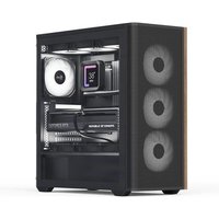 AeroCool PC Gehäuse D501A-G-BK-v2 Mid-Tower Schwarz von AeroCool