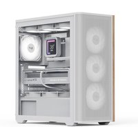 AeroCool PC Gehäuse D501A-G-WT-v2 Mid-Tower Weiß von AeroCool