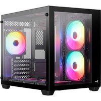 AeroCool PC Gehäuse Dryft Mini-BK-v1 Mini-Tower Schwarz von AeroCool