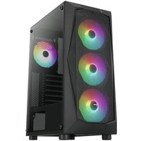 AeroCool PC Gehäuse Falcon A-BK-v2 Mid-Tower Schwarz von AeroCool