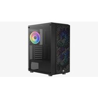 AeroCool PC Gehäuse Hive ARGB v1 Mid-Tower Schwarz von AeroCool