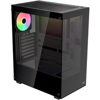 AeroCool PC Gehäuse Pivot-G-BK-v3 Mid-Tower Schwarz von AeroCool