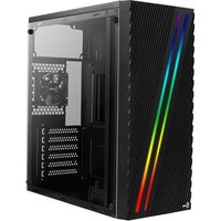 AeroCool PC Gehäuse Streak Mid-Tower Schwarz (Window-Kit) von AeroCool