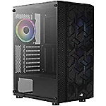 Aerocool Computergehäuse Hive-G-BK-v1 Midi Tower ABS, SPCC Schwarz von AeroCool