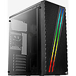 Aerocool Computergehäuse Streak Midi Tower ABS, SPCC Schwarz von AeroCool