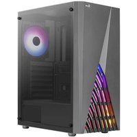 Aerocool PC Gehäuse Delta Midi-Tower Schwarz von AeroCool