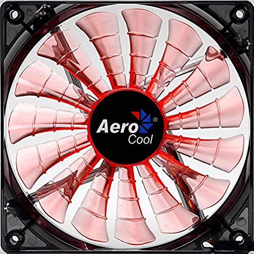 Aerocool SharkFan Lüfter orange, Evil Black Edition(140x140x25) von AeroCool