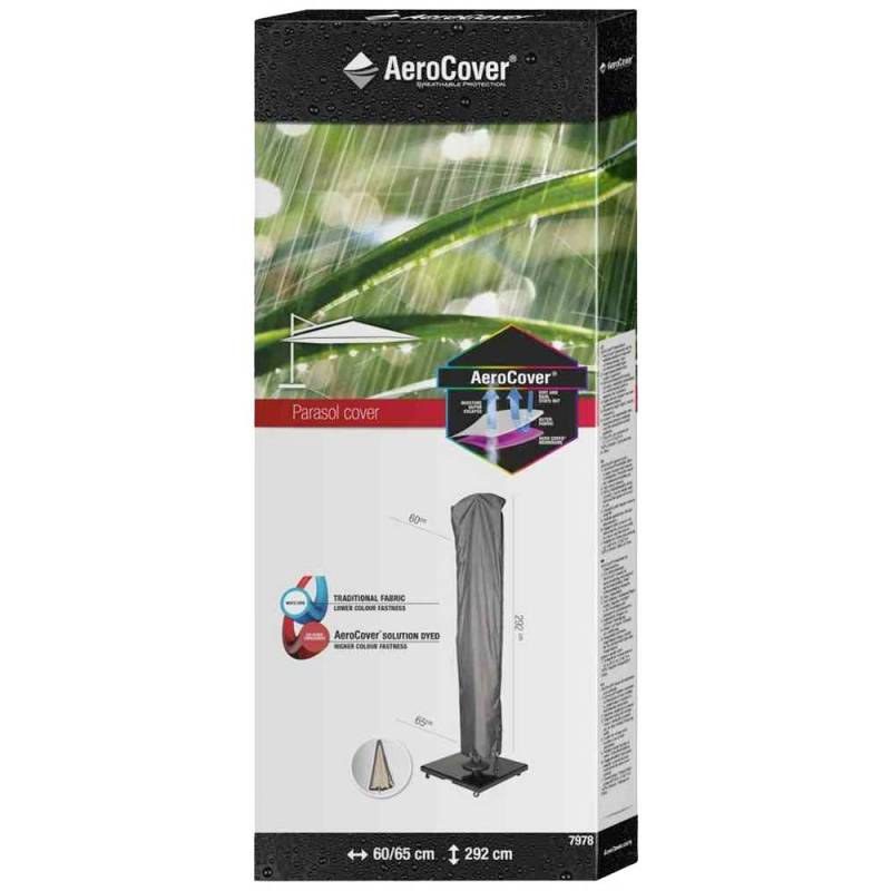 Aero Cover Schutzhülle Abdeckung Ampelschirm Atmungsaktiv 292x60/65 Cm 3x4 M B-Ware von AeroCover