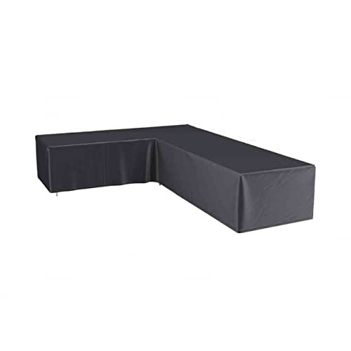 AeroCover Schutzhülle für L-förmige Lounge-Sets L355xR275x100xH70 cm Schutzhaube Sitzgruppe von AeroCover
