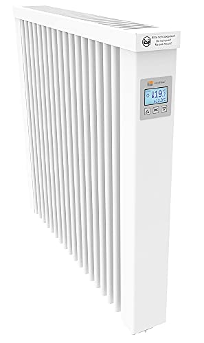 AeroFlow Elektroheizung COMPACT 1300 mit Schamottekern app-ready FlexiSmart-Displayregler (Android, iOS) elektrische Zusatzheizung, Nachtspeicher Ersatz, Elektroheizkörper-Heizgerät von AeroFlow