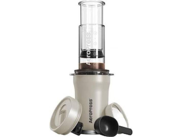 Aeropress Go Plus - Zaparzacz do kawy z kubkiem termicznym kremowy, Kaffeebereiter von AeroPress