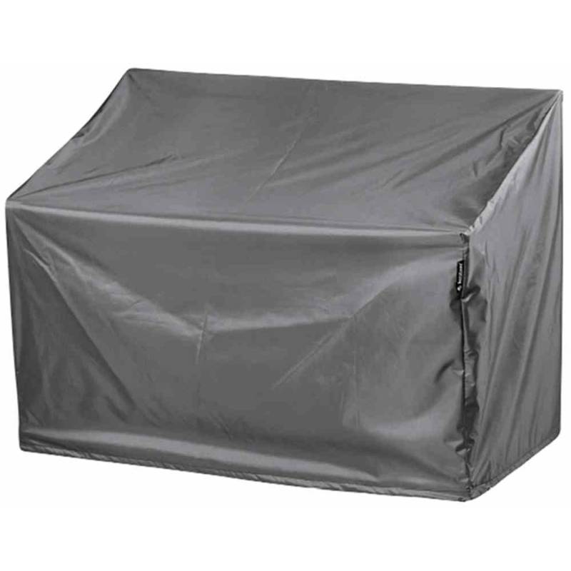 Aerocover Schutzhülle Gartenbank Anthrazit 130 cm x 75 cm x 65 - 85 cm von Aerocover