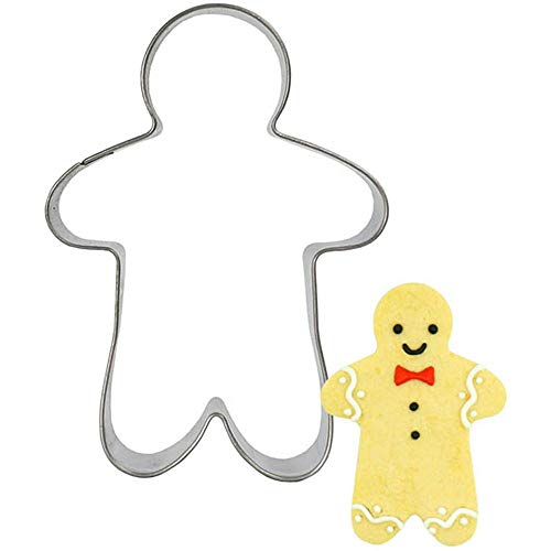 Aeromdale Halloween Ausstechform Keksausstecher Dekorieren Form Gebäck Backen Werkzeuge Edelstahl Tier Fondant Kuchen – Ingwer – 1 Stück von Aeromdale