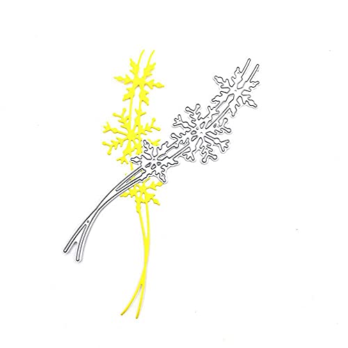 Aeromdale Metall-Stanzschablonen Schneeflocken-Spitze Stanzschablonen für Bastelarbeiten Scrapbooking Alben Stempel Hochzeit Papierkarten Lieferanten Handwerk Stanzteil C 35 x 143 mm 1 Stück von Aeromdale