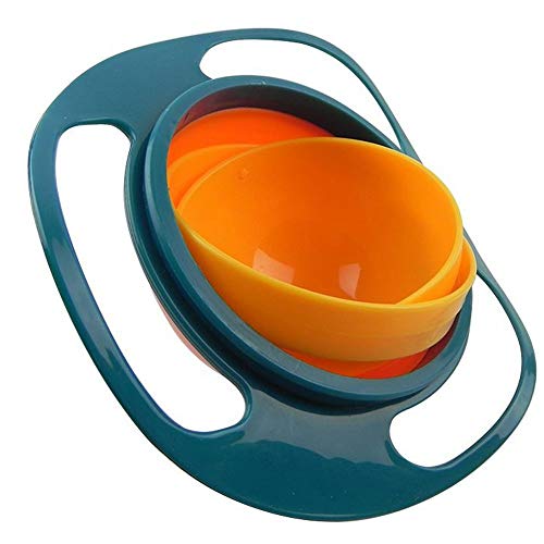 Aeromdale Gyro Bowl Revolutionäre Anti-Verschütten Schüssel für Kinder, glatte 360-Grad-Drehung, für Kinder jeden Alters von Aeromdale